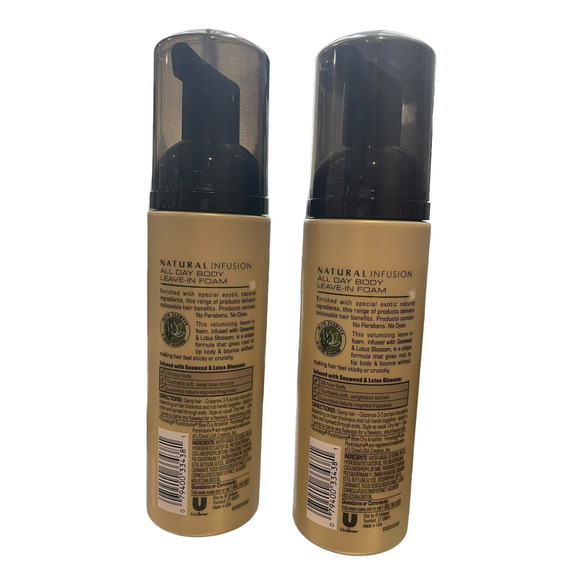 Suave Natural Infusion Seaweed Lotus Blossom All Day Body Leave-In Foam‎ 5oz (2) - Picture 2 of 2
